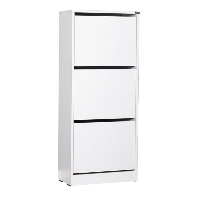 Hanah Home Zapatero Blanco con 3 Cajones